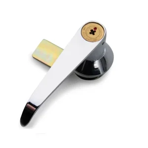 01 Cabinet Handle Door Lock with Brass Lock Core and Key for All-Type Doors