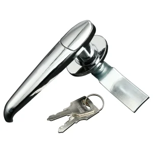 08-2 Plastic Cabinet L-Type Handle Lock with Cover Factory