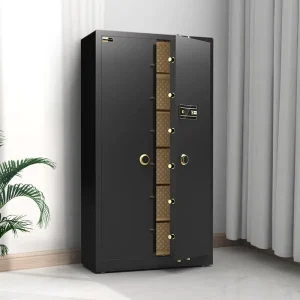 1.8m Double Door Electronic Digital Business Home Safe Box Office Fingerprint Anti Theft Metal