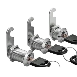 103 Zinc Alloy Cabinet Lock with Key Bright Chrome Finish for Office and Hotel Use