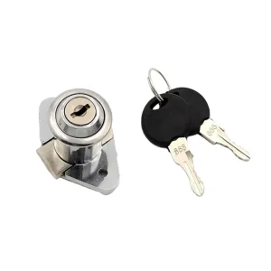 106 22mm Chrome-Plated Iron Drawer File Cabinet Lock for Home Office Cupboards