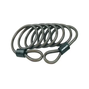 12cm Steel Spiral Combination Cable Lock for Mountain Bikes