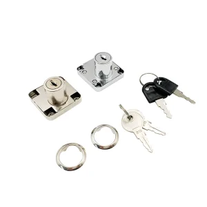 138 22 Black Furniture Desk Lock for Cabinet and Drawer 138 22 Cabinet Lock