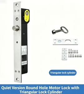 170E Mute Electric Plug Lock Mechanical Cabinet Lock Normally Closed Cylinder Unlocking Elevator Hoist Recessed Lock