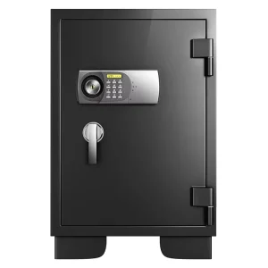 2 Key Locks Safe Box Document Fireproof for Bank Home Office Deposit Secure