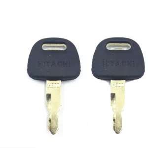 2PCS H800 Excavator Ignition Key Compatible with ZAXIS ZAX Grab BU0028 EX60 70 120 200 210 Door Lock Key F0002