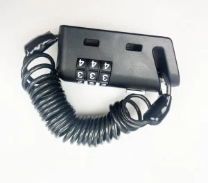 3-Digit Combination Portable Helmet Lock Lightweight Motorcycle and Bike Lock