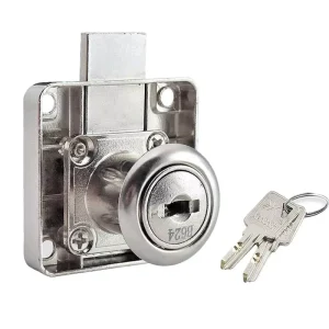 3-Piece Desk Drawer Lock Cabinet Door Lock Wardrobe Counter Cabinet Pure Copper Computer Key