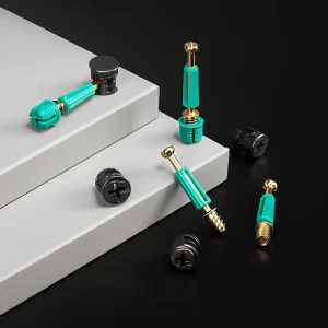 3-in-1 Cam Lock Minifix Fitting for Office Desk and Commercial Storage Cabinet Assembly