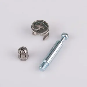3-in-1 Furniture Cam Lock Nut Connector Fitting Screw for Cabinet Drawer Wardrobe Panel Assembly
