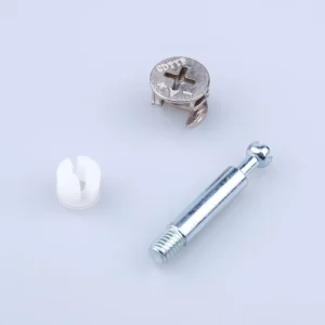3-in-1 Furniture Hardware Cam Dowel Lock Stainless Steel Screws Kitchen Bathroom Cabinet Connecting Bolt