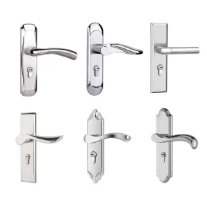 304 Stainless Steel Interior Wood Door Lock Silent Mechanical Door Lock for Bedroom Rooms