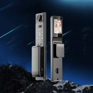 3D Face Finger Vein Recognition Digital Lock with Smart Home Safety Video Call for Aluminum Wood Doors