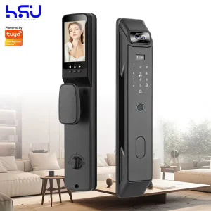 3D Face Recognition Digital Door Lock with WiFi App Fingerprint and Camera