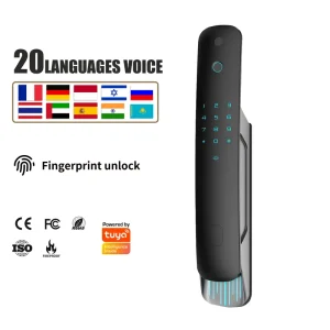 3D Face Recognition Smart Door Lock for Aluminum and Steel Doors Camera Night Vision Digital Lock