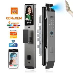 3D Face Recognition Smart Door Lock with Camera and Biometric Access