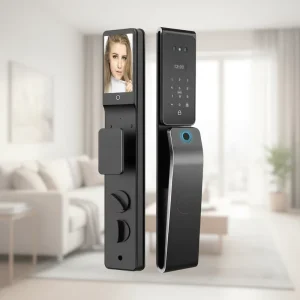 3D Face Recognition Smart Lock with WiFi Cloud Fingerprint Password Card Key Palm Vein Unlock