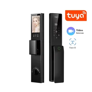 3D Face Video Intercom Real-Time Video Call Home Security WiFi Digital Electronic Fingerprint Door Lock