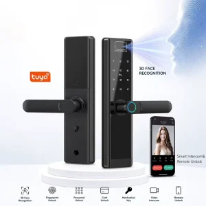 3D Facial Recognition Smart Lock Tuya WiFi Keyless Electric Digital Door Lock