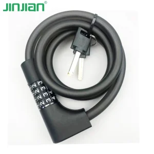 4-Digit Combination Bicycle Cable Lock for Road and Mountain Bikes