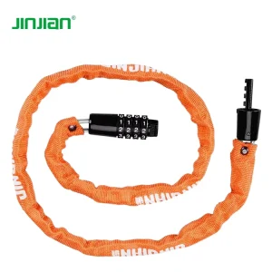 4-Digit Combination Chain Lock for Motorcycles and Bicycles