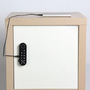 4 Ways Unlocking Zinc Electronic Smart Furniture Lock Fingerprint Card Swiping Tuya App for Home Office Hotel Apartment