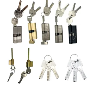 45mm 60mm 75mm Multi-Material Door Lock Cylinder with Screw for Kitchen and Bedroom Use