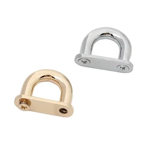 5 Colors 9 mm Hardware Accessories Removable Bag Connector Shoes Bags Arch Bridge Metal D Ring Buckles DIY Sewing