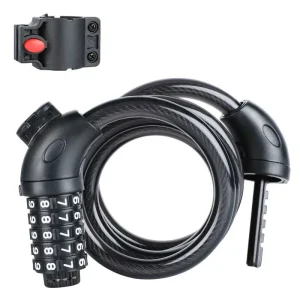 5-Position Combination Bicycle Cable Lock