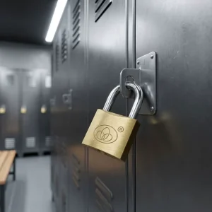 50mm Heavy Duty Solid Brass Padlock Waterproof Anti Theft Durable Key Operated Lock for Industrial Warehouse Gates