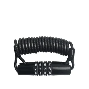 519 OEM Manufacturers Bicycle Helmet Cable Lock Keyless Combination Lock