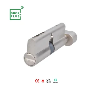 60mm Thumb Turn Brass Cylinder Door Lock Core Single Open Key Euro Profile Mortise