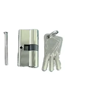 60mm Zinc Alloy Lock Cylinder with Brass Key