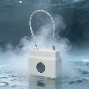 6B Bluetooth Enabled Security Padlock Waterproof Industrial Lock for Logistics Container Truck Cargo Protection