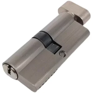 70mm Zinc Alloy Nickel-Plated 3-Key Modern Wooden Door Lock Cylinder
