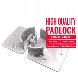 73MM Round Steel Puck Lock Hasp Hidden Shackle Hardened Van Security Padlock for Container Truck Iron Material