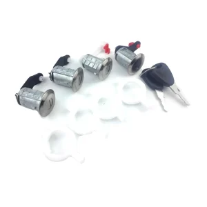 7701470952 256524 Left and Right 4-Piece Door Lock Cylinder Key Switch