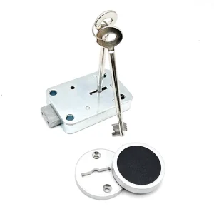 8 Lever Mechanical Key Safe Lock with Key Entry Escutcheon for 120mm Thickness Vault Door