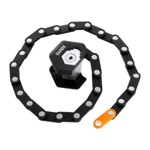 800mm Folding Bicycle Chain Lock with Mounting Bracket