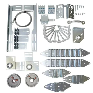 8×7 9×7 Magnetic Sectional Garage Door Hardware Kit Modern Steel Fitting Profiles Easy to Install Accessories