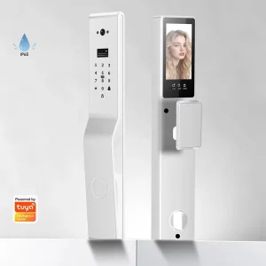 9065 Keyless Electric Cylinder Lock Home Safe Lock with Electronic Digital and Key Lock for Gate Door Tuya WiFi