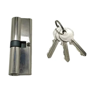 90mm Nickel Brass Europe Profile Lock Cylinder Euro Lock Cylinder