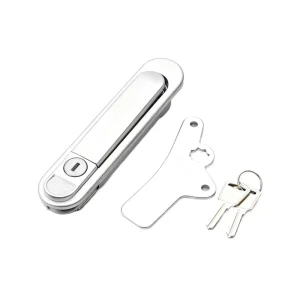 AB302 Panel Lock with Key and Push Button Enclosure for Secure Panels