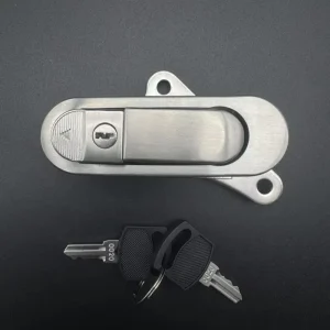 AB303 1 304 Stainless Steel Flat Lock Waterproof Eco Friendly Key Operated Industrial Electrical Cabinet Door Lock