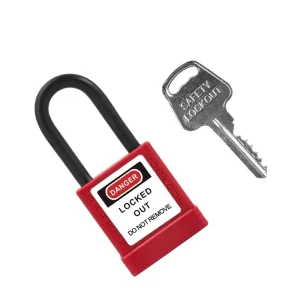 AJF Aluminum Alloy Industrial Safety Lockout Padlock with Key Retaining Design