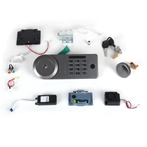 AL002 Tuya App Locker Combination Lock with Key + Pin + Fingerprint + APP Easy Assembly for Door and Safe Box