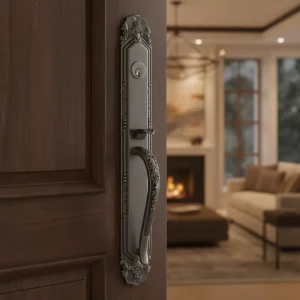 ANSI BHMA Certified Zinc Alloy Mortise Lock Heavy Duty Anti Theft Mechanical Door Lock 3 Brass Keys for Apartment Entry Doors