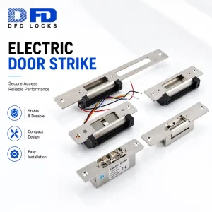 ANSI Standard Electric Strike Lock 12V 24V Heavy Duty Fail Safe Secure NC NO Metal Steel Wood Fire Door Commercial OEM CE RoHS