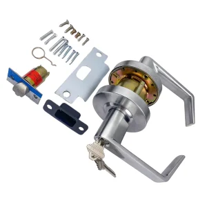 ANSI UL Grade 1 and 2 Contemporary Square Heavy Duty Anti-Fire Lever Door Lock Set with Knob