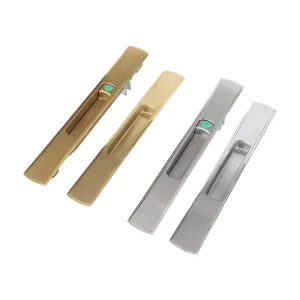 AT258 Minimalist Touch Lock Stainless Steel Window Handle Single Point Edge Latch Casement Lever for Slim Aluminum Profiles